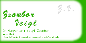 zsombor veigl business card